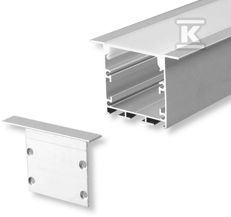 Profil Aluminiowy V-TAC 2mb Anodowany, - 2871